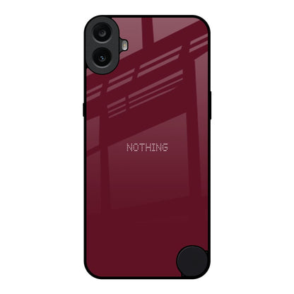 Classic Burgundy Nothing CMF Phone 1 Glass Back Cover Online