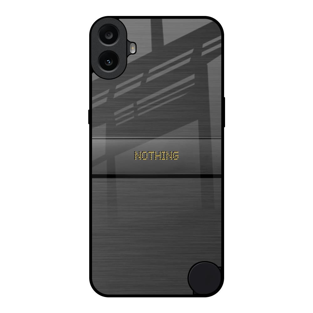 Grey Metallic Glass Nothing CMF Phone 1 Glass Back Cover Online