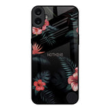Tropical Art Flower Nothing CMF Phone 1 Glass Back Cover Online