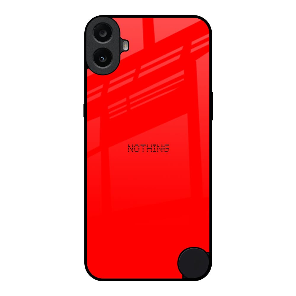 Blood Red Nothing CMF Phone 1 Glass Back Cover Online