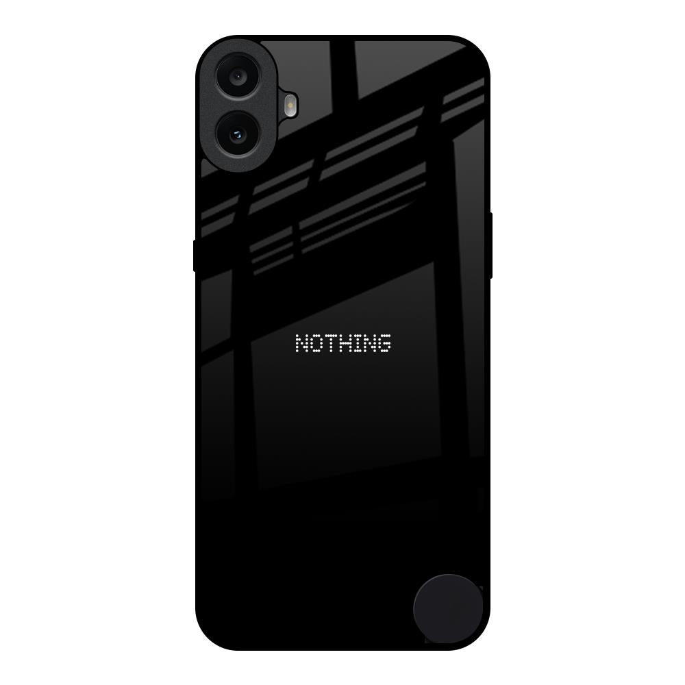 Jet Black Nothing CMF Phone 1 Glass Back Cover Online