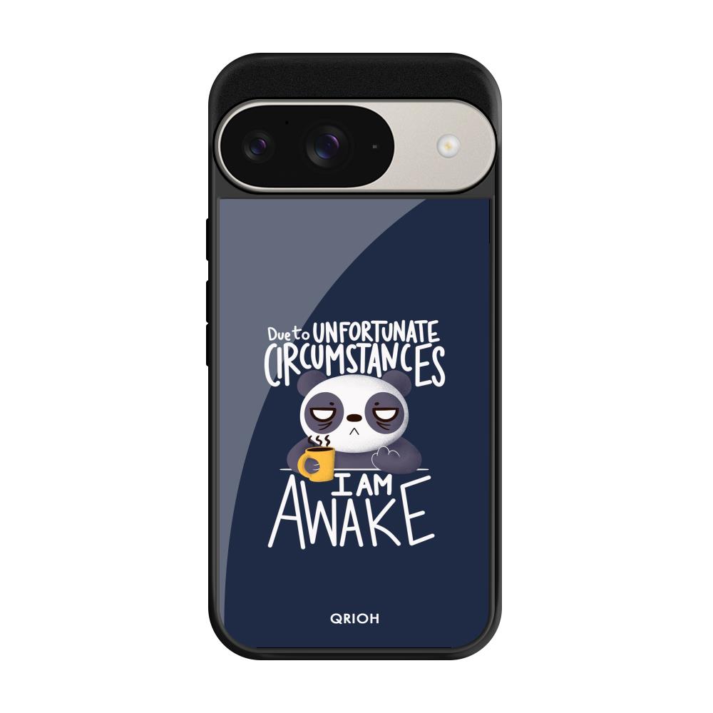 Struggling Panda Google Pixel 9 Glass Cases & Covers Online