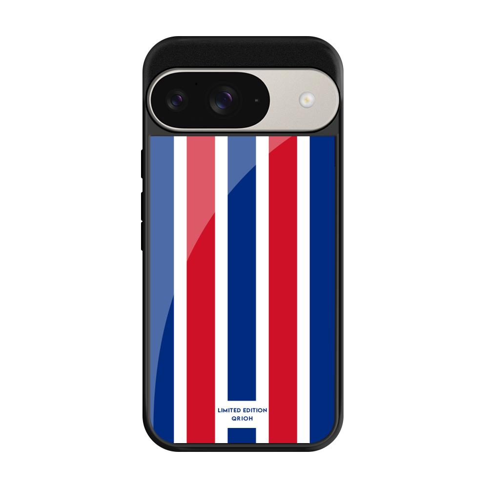Tricolor Flag Google Pixel 9 Glass Cases & Covers Online
