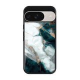 Aqua Green Marble Google Pixel 9 Glass Cases & Covers Online