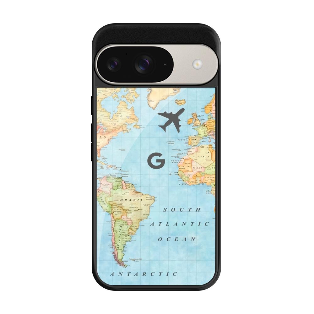 Fly Around The World Google Pixel 9 Glass Back Cover Online