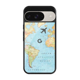 Fly Around The World Google Pixel 9 Glass Back Cover Online