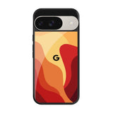 Magma Color Pattern Google Pixel 9 Glass Back Cover Online