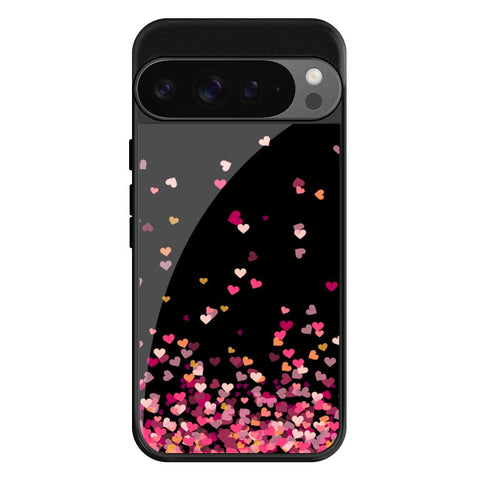 Heart Rain Fall Google Pixel 9 Pro XL Glass Cases & Covers Online