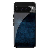 Dark Blue Grungy Google Pixel 9 Pro XL Glass Cases & Covers Online