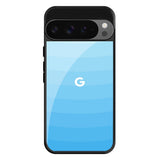 Wavy Blue Pattern Google Pixel 9 Pro XL Glass Back Cover Online