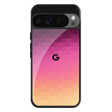Geometric Pink Diamond Google Pixel 9 Pro XL Glass Back Cover Online