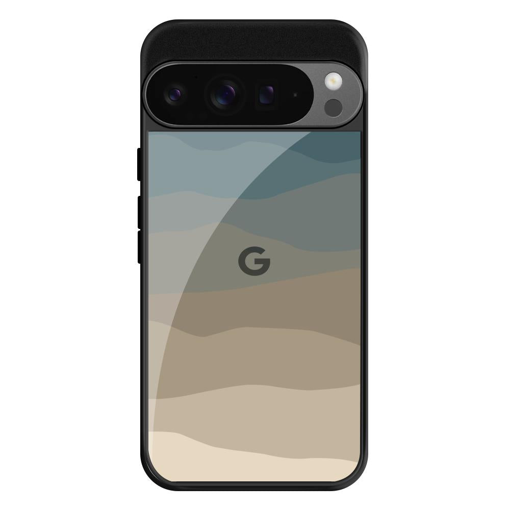 Abstract Mountain Pattern Google Pixel 9 Pro XL Glass Back Cover Online