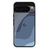Navy Blue Ombre Google Pixel 9 Pro XL Glass Back Cover Online