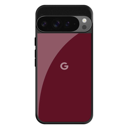 Classic Burgundy Google Pixel 9 Pro XL Glass Back Cover Online
