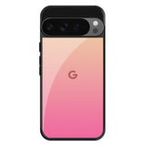 Pastel Pink Gradient Google Pixel 9 Pro XL Glass Back Cover Online