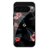 Tropical Art Flower Google Pixel 9 Pro XL Glass Back Cover Online