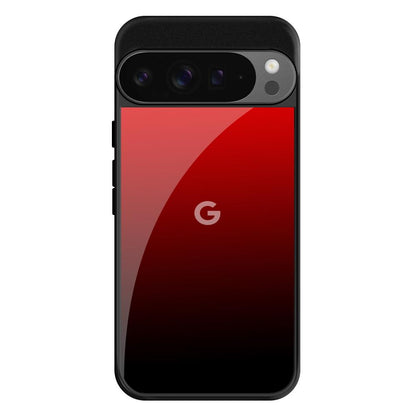 Maroon Faded Google Pixel 9 Pro XL Glass Back Cover Online