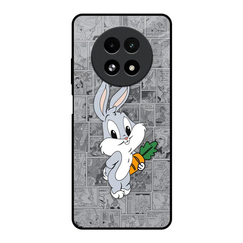 Cute Baby Bunny Realme 13 5G Glass Back Cover Online