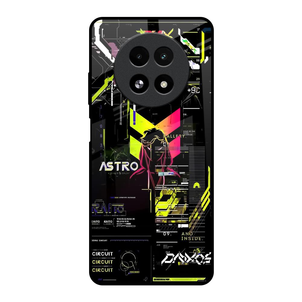 Astro Glitch Realme 13 5G Glass Back Cover Online