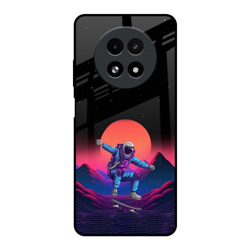 Retro Astronaut Realme 13 5G Glass Back Cover Online