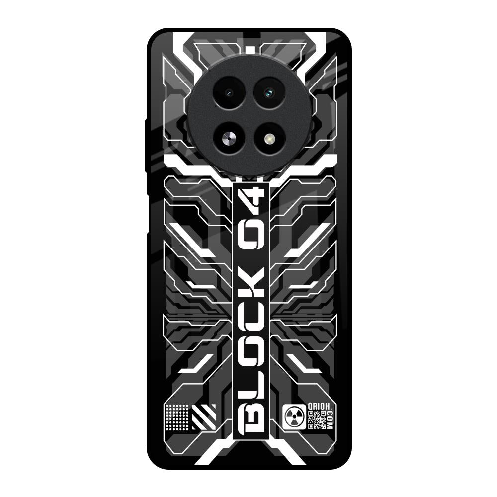 Monochrome Magic Realme 13 5G Glass Back Cover Online