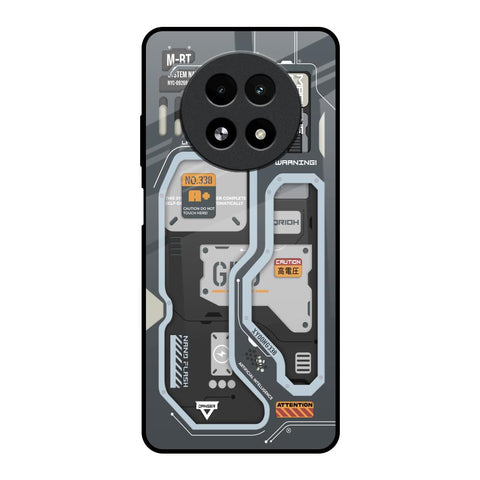 Retro Futuristic Realme 13 5G Glass Back Cover Online