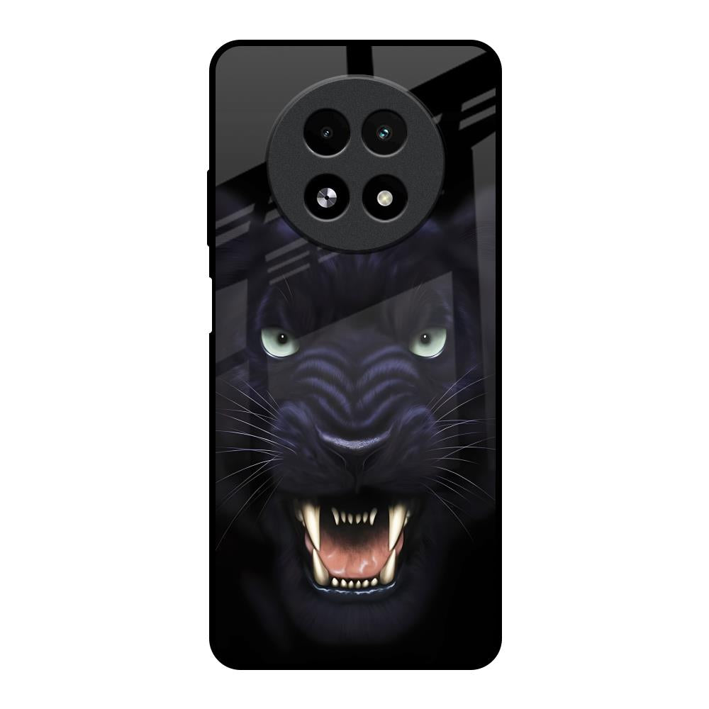 Angry Black Tiger Realme 13 5G Glass Back Cover Online