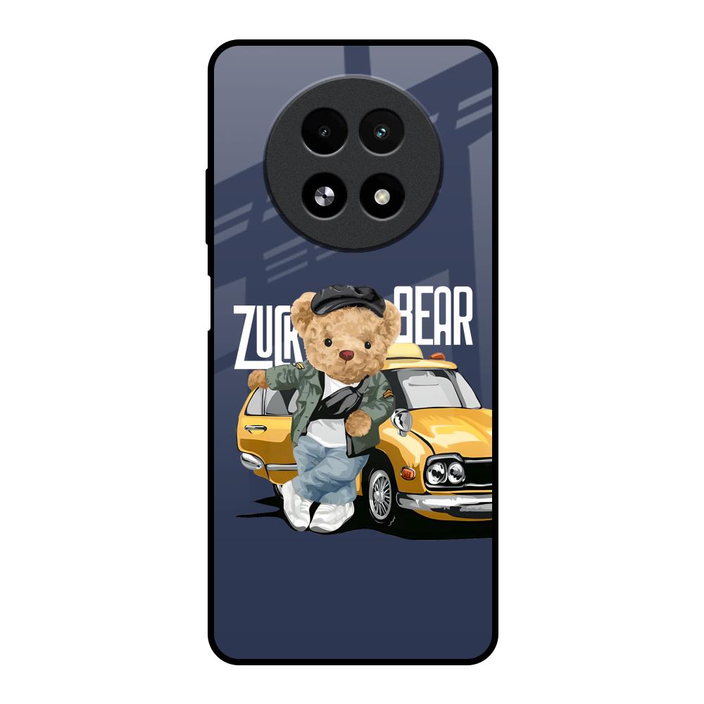 Adventurous Bear Realme 13 5G Glass Back Cover Online