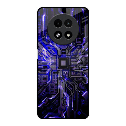 Techno Color Pattern Realme 13 5G Glass Back Cover Online