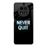 Never Quit Realme 13 5G Glass Back Cover Online