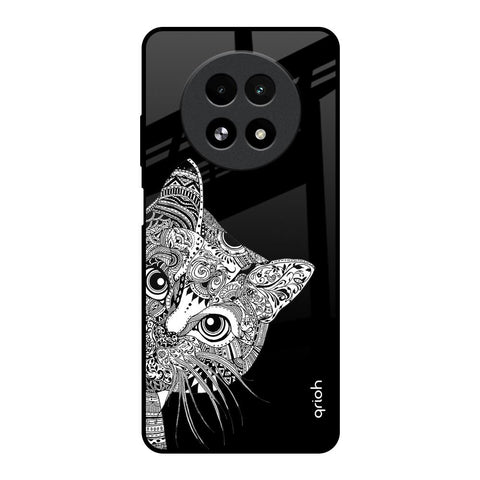 Kitten Mandala Realme 13 5G Glass Back Cover Online