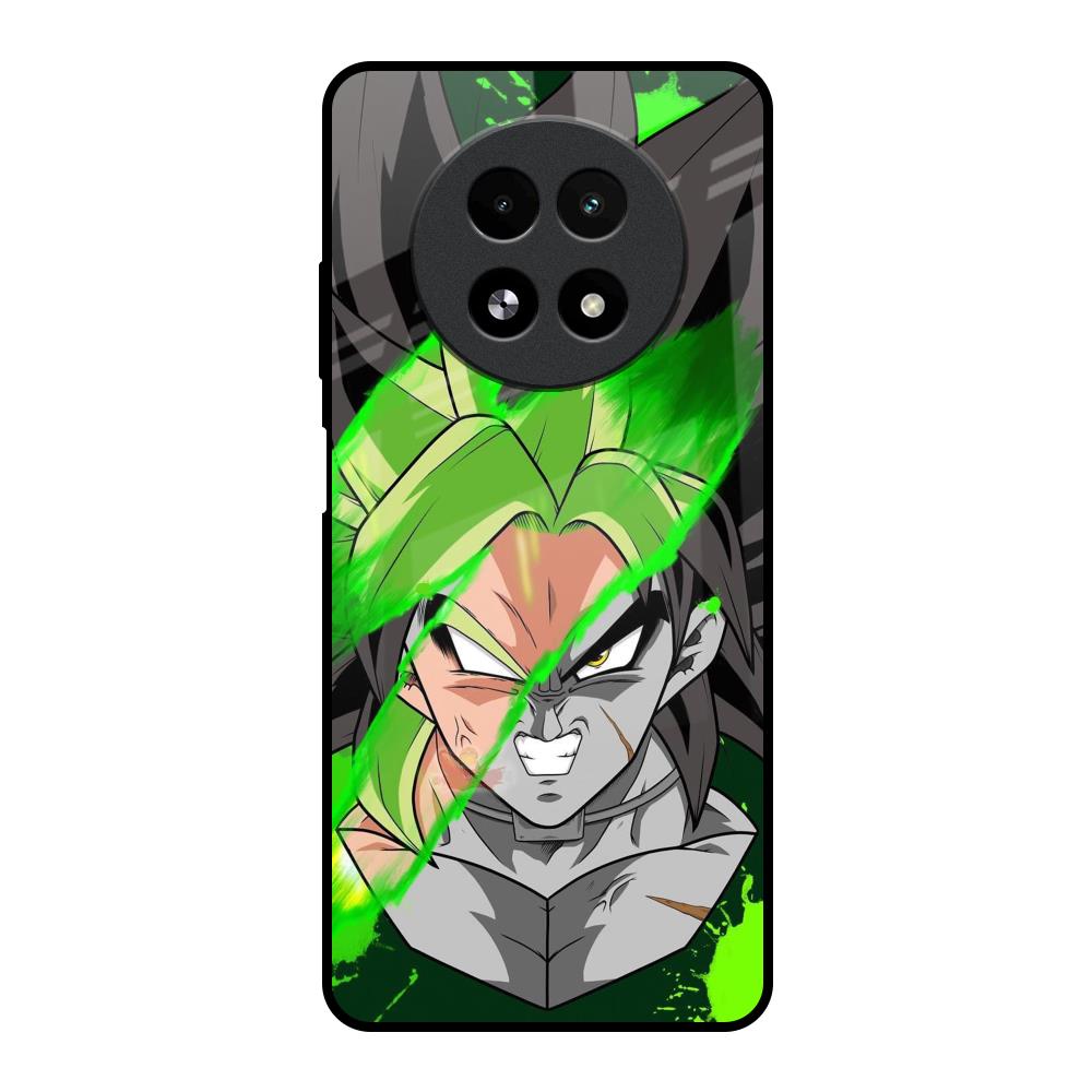Anime Green Splash Realme 13 5G Glass Back Cover Online