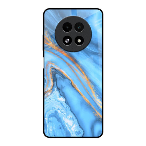 Vibrant Blue Marble Realme 13 5G Glass Back Cover Online