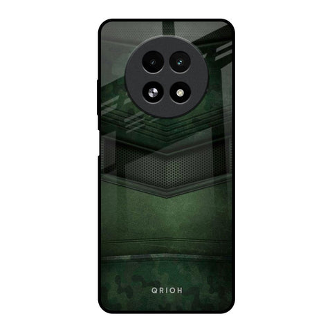 Green Leather Realme 13 5G Glass Back Cover Online