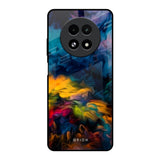 Multicolor Oil Painting Realme 13 5G Glass Back Cover Online
