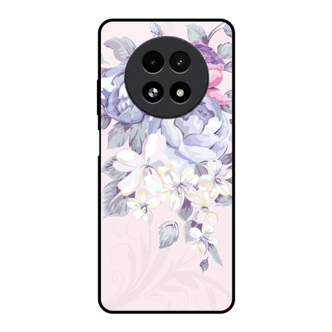 Elegant Floral Realme 13 5G Glass Back Cover Online