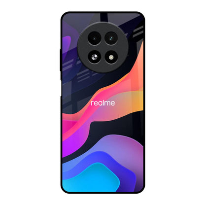 Colorful Fluid Realme 13 5G Glass Back Cover Online