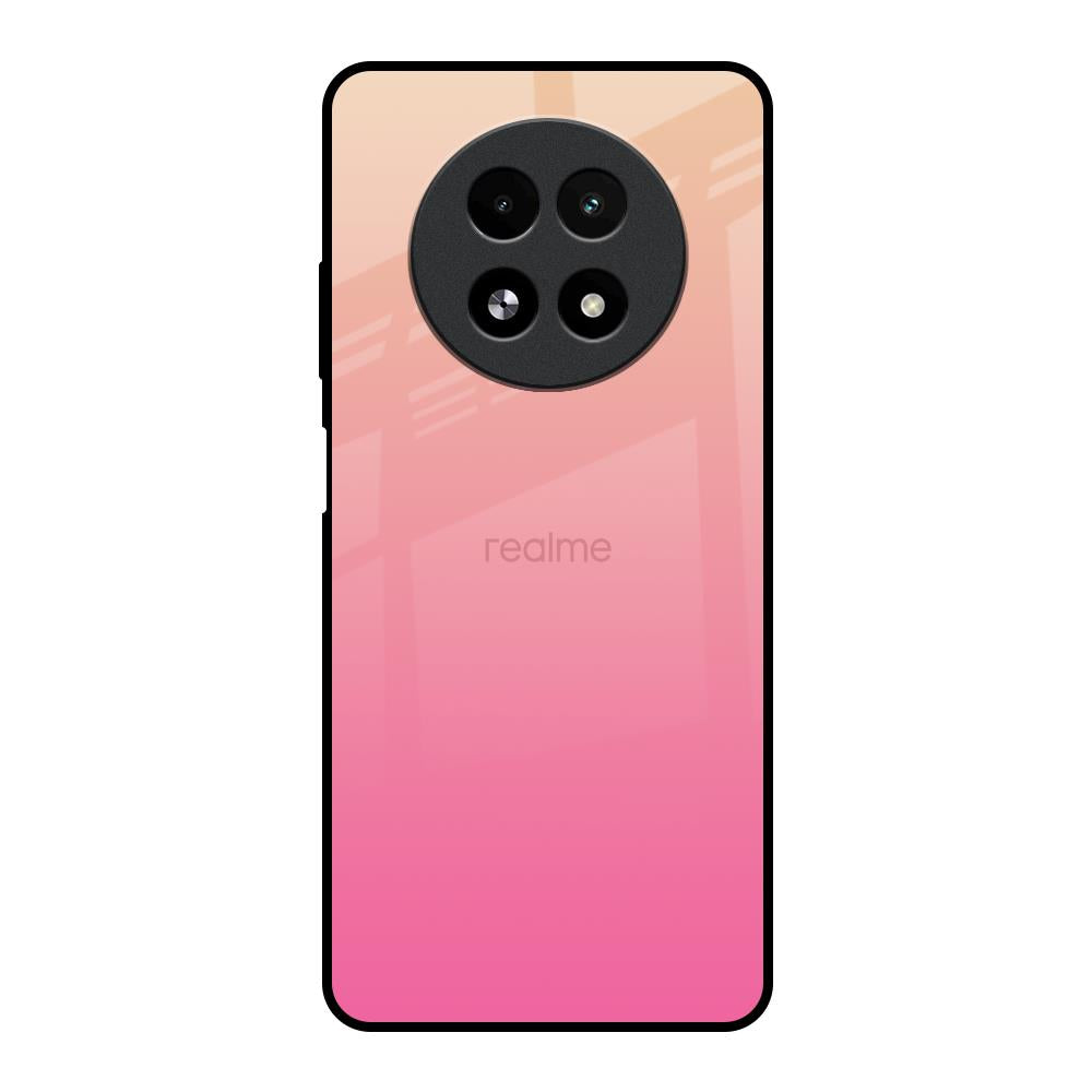 Pastel Pink Gradient Realme 13 5G Glass Back Cover Online