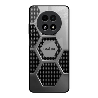 Hexagon Style Realme 13 5G Glass Back Cover Online