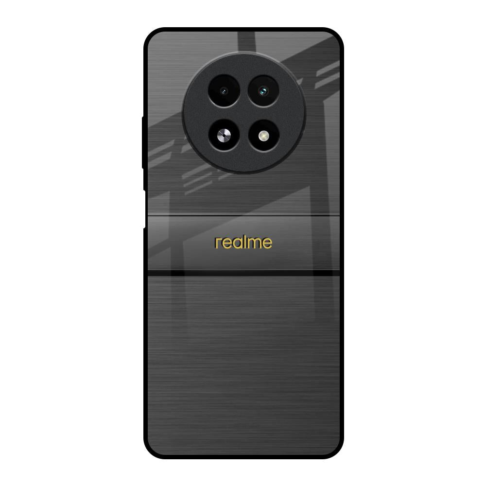 Grey Metallic Glass Realme 13 5G Glass Back Cover Online