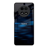 Blue Rough Abstract Realme 13 5G Glass Back Cover Online