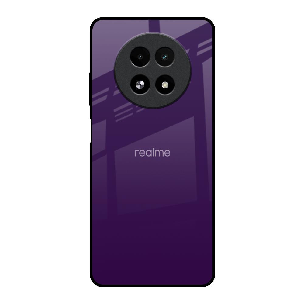 Dark Purple Realme 13 5G Glass Back Cover Online