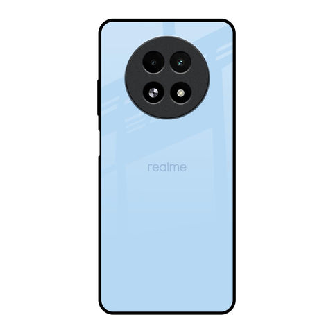 Pastel Sky Blue Realme 13 5G Glass Back Cover Online