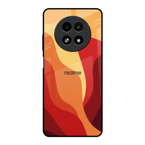 Magma Color Pattern Realme 13 5G Glass Back Cover Online