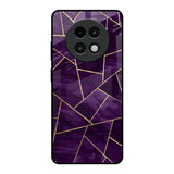 Geometric Purple Realme 13 Plus 5G Glass Back Cover Online