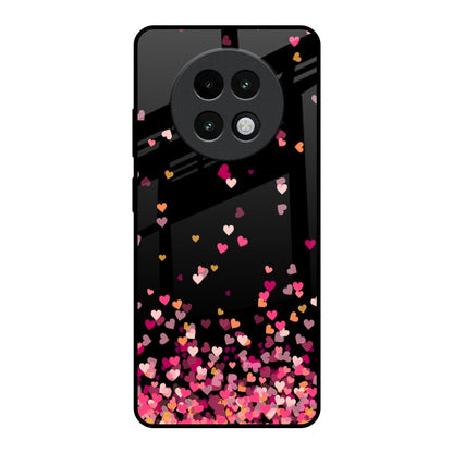 Heart Rain Fall Realme 13 Plus 5G Glass Back Cover Online