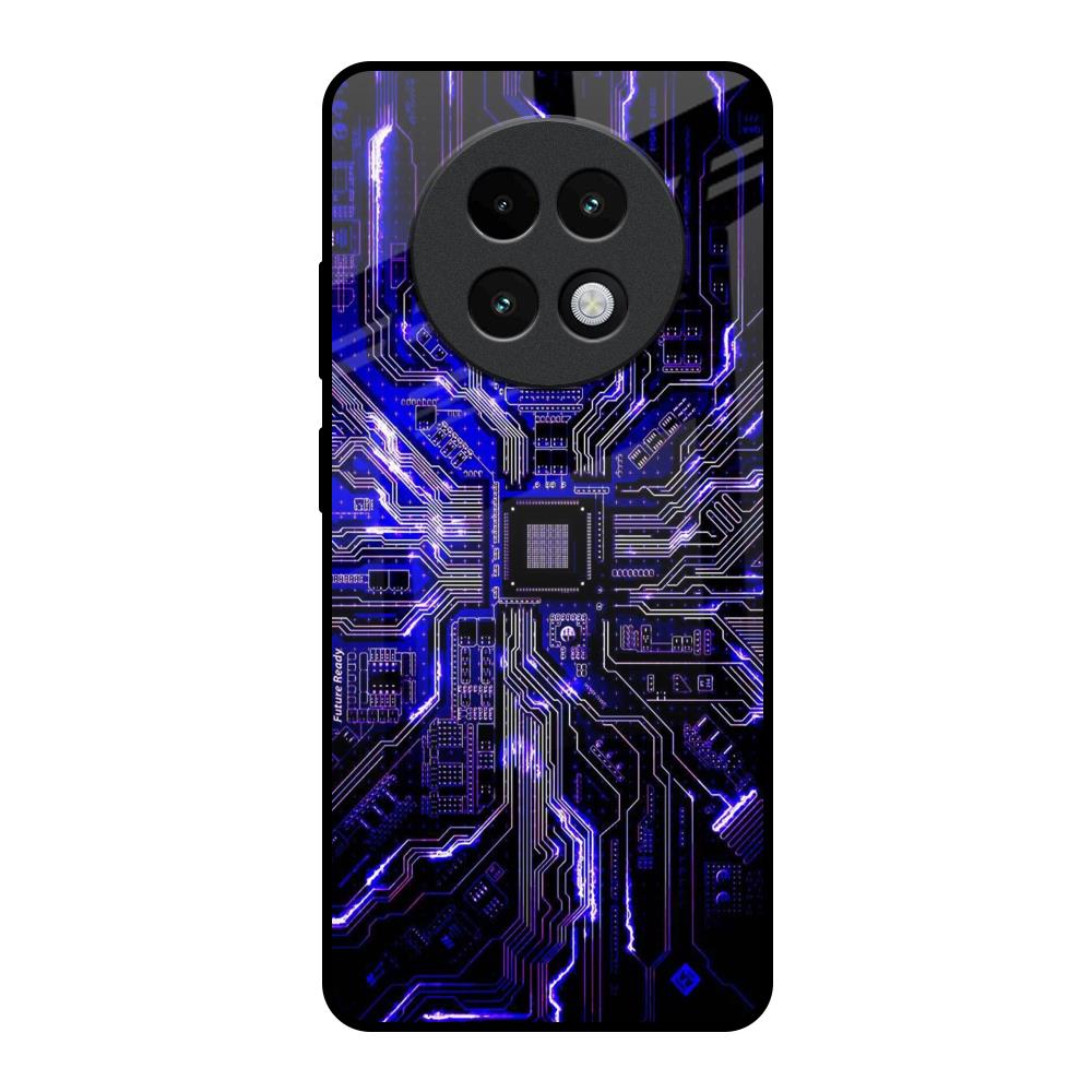 Techno Color Pattern Realme 13 Plus 5G Glass Back Cover Online