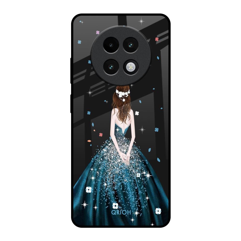 Queen Of Fashion Realme 13 Plus 5G Glass Back Cover Online
