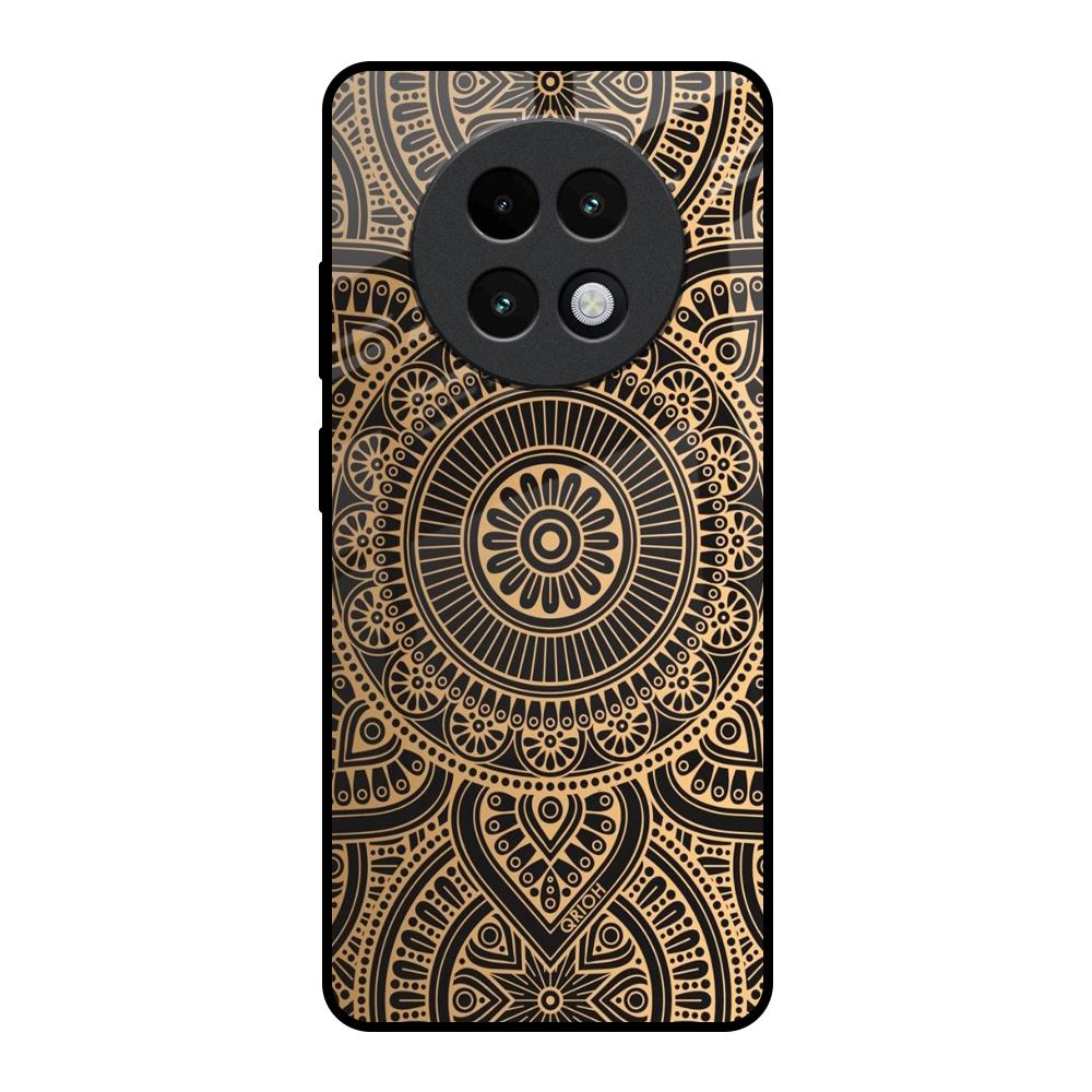 Luxury Mandala Realme 13 Plus 5G Glass Back Cover Online