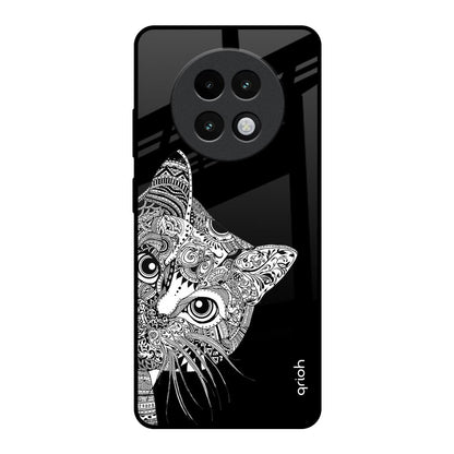 Kitten Mandala Realme 13 Plus 5G Glass Back Cover Online